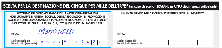 5 x mille